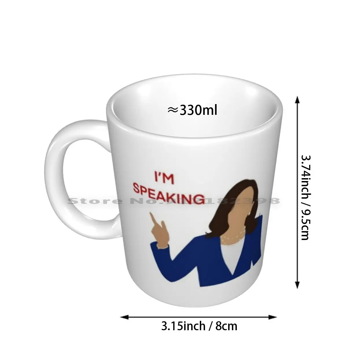 Kamala Harris - I'm Speaking Ceramic Mugs Coffee Cups Milk Tea Mug Kamala Harris Kamala Im Speaking Biden Election Vice Presiden