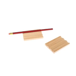 Wood Pencil Holder Montessori Language Materials for Writing Preparation Kids Early Learning Tools Educational Equipment