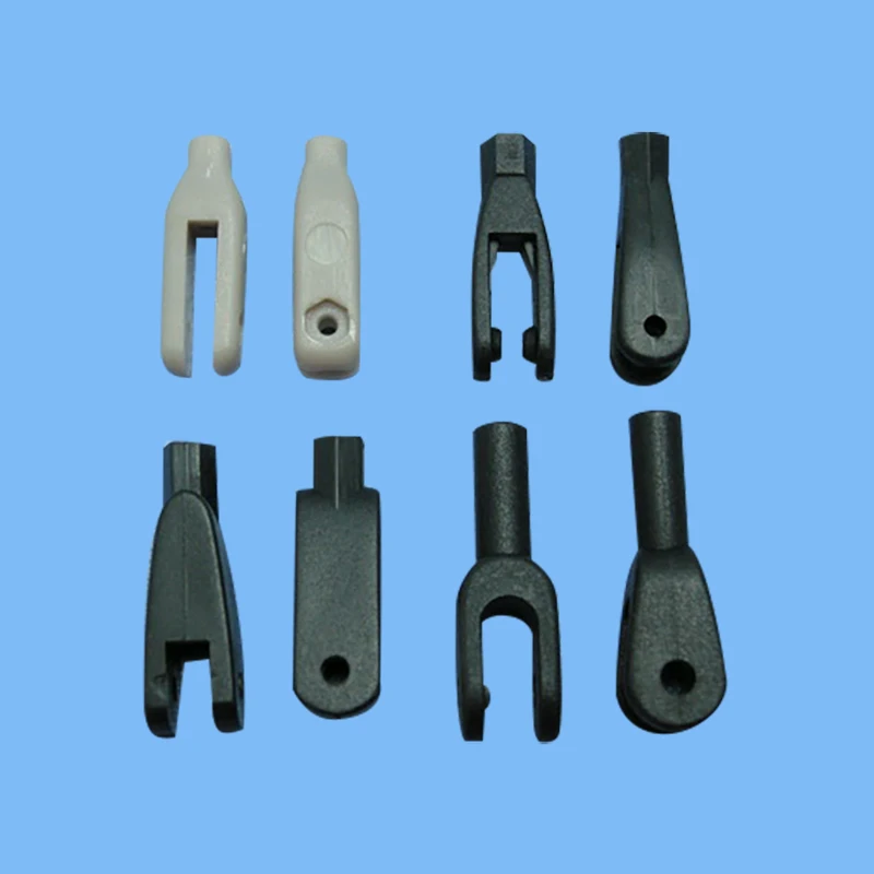 10 Pcs Nylon Clevis For RC Airplanes Parts Electric Planes Foam Model Accessories Color Black/ Grey