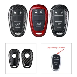 For Alfa Romeo Giulia Stelvio Auto Car Remote Key Shell Cover Case  Real Glass Fiber 1Pcs