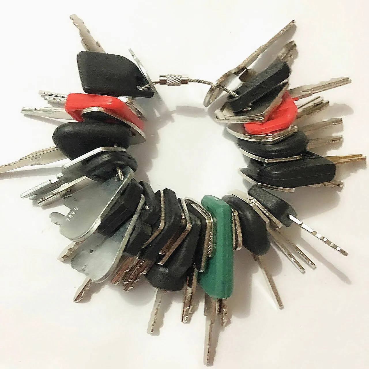 30 keys Construction Ignition/Heavy Equipment Key Set For Caterpillar Kubota Deere JCB For volvo C001  D200 787 52240 166 5P8500