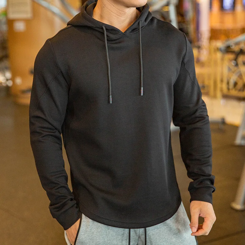 Winter cotton thick Velvet Mens Running Jackets Outdoor Sports Hoodies Jogging Hooded Sportswear Gym Sweatshirts Fitness Jackets