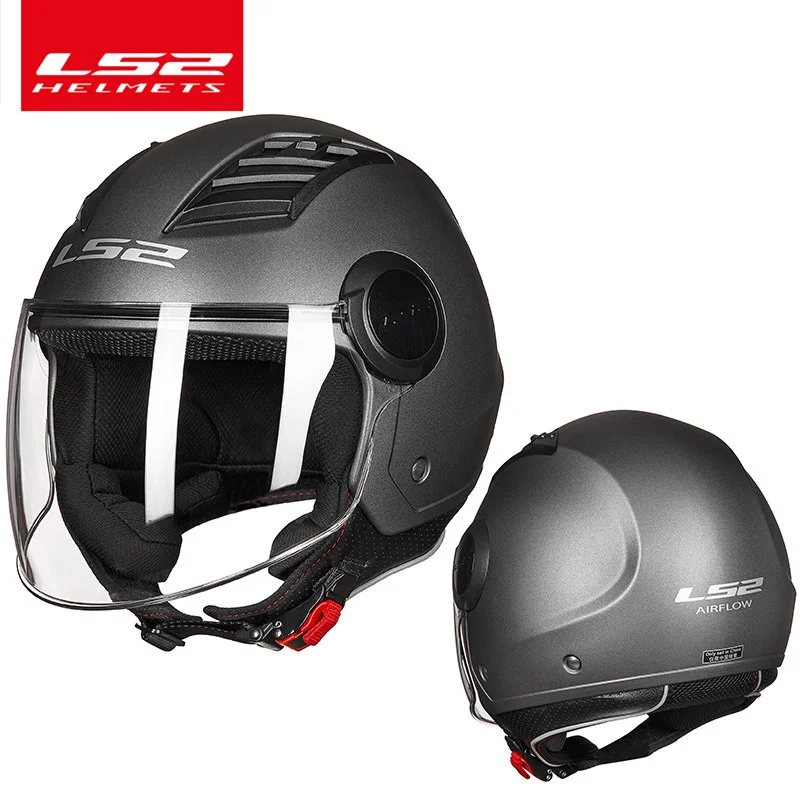 LS2 OF562 motorcycle helmet 3/4 open face jet scooter ls2 airflow half face motorbike helm capacete casco vespa helmets