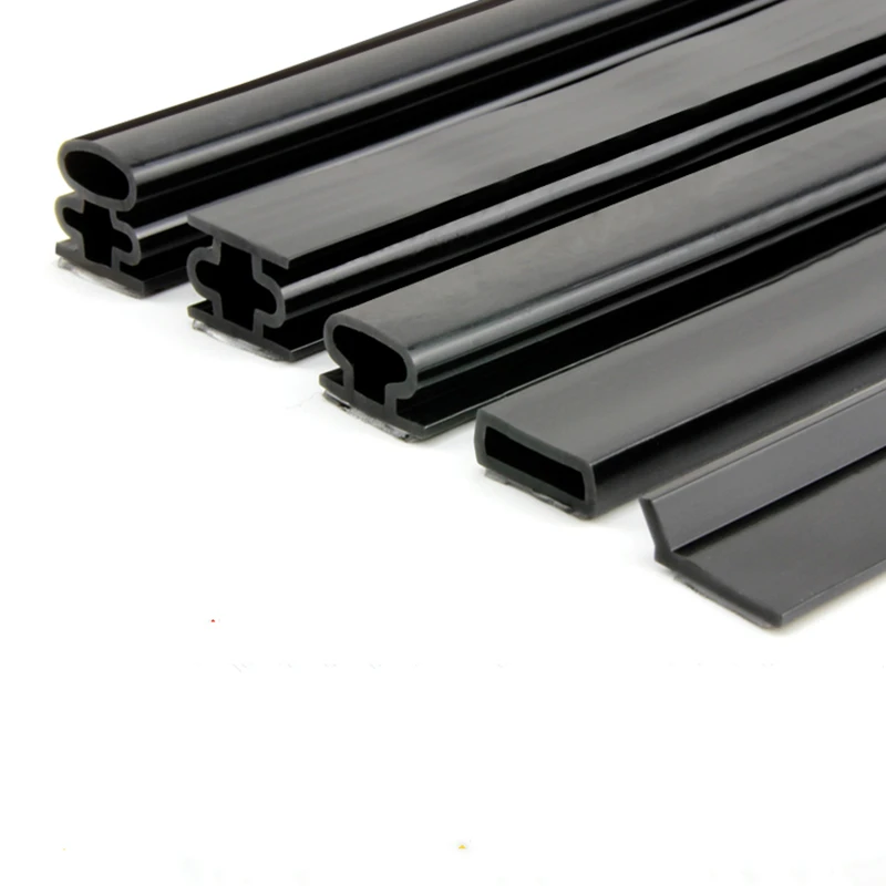 Self-adhesive Gasket for Security Door, Airtight Weatherstrip,6 Meters,Waterproof, Dustproof, Soundproof,Brown White Black image 2