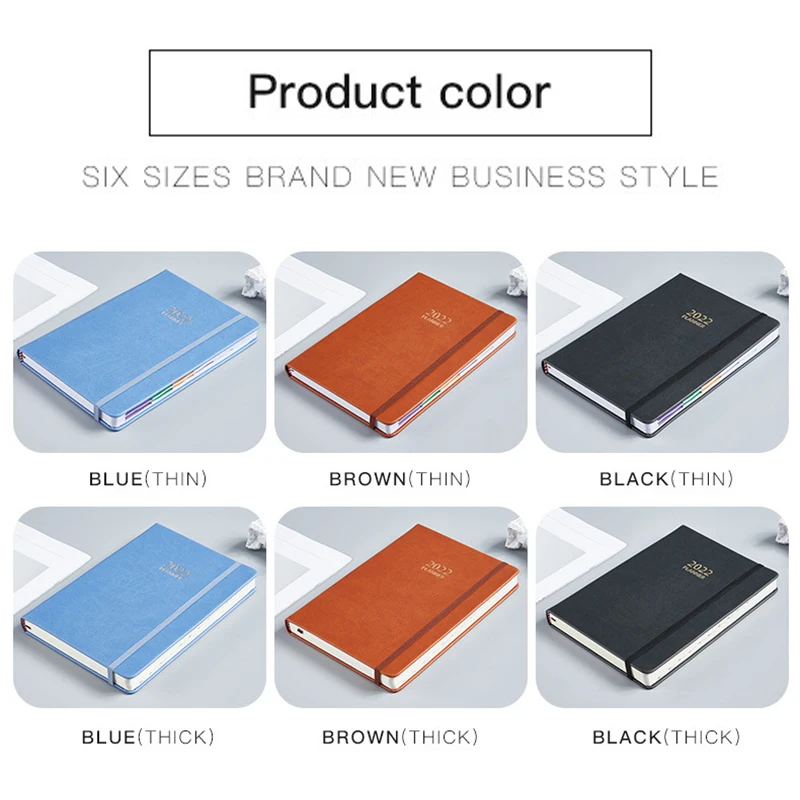 Daily Planner Simple Design Hardcover Flexible Daily Planner Thick Paper Time Management For Women Men