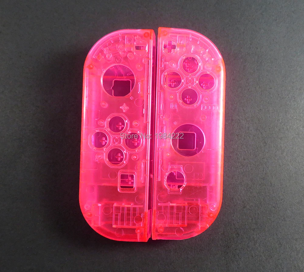 10 مجموعات من حالات الحماية الواضحة لجهاز نينتندو سويتش NS Joy Con الإسكان شل غطاء لوحدة التحكم NX JoyCons شفافة