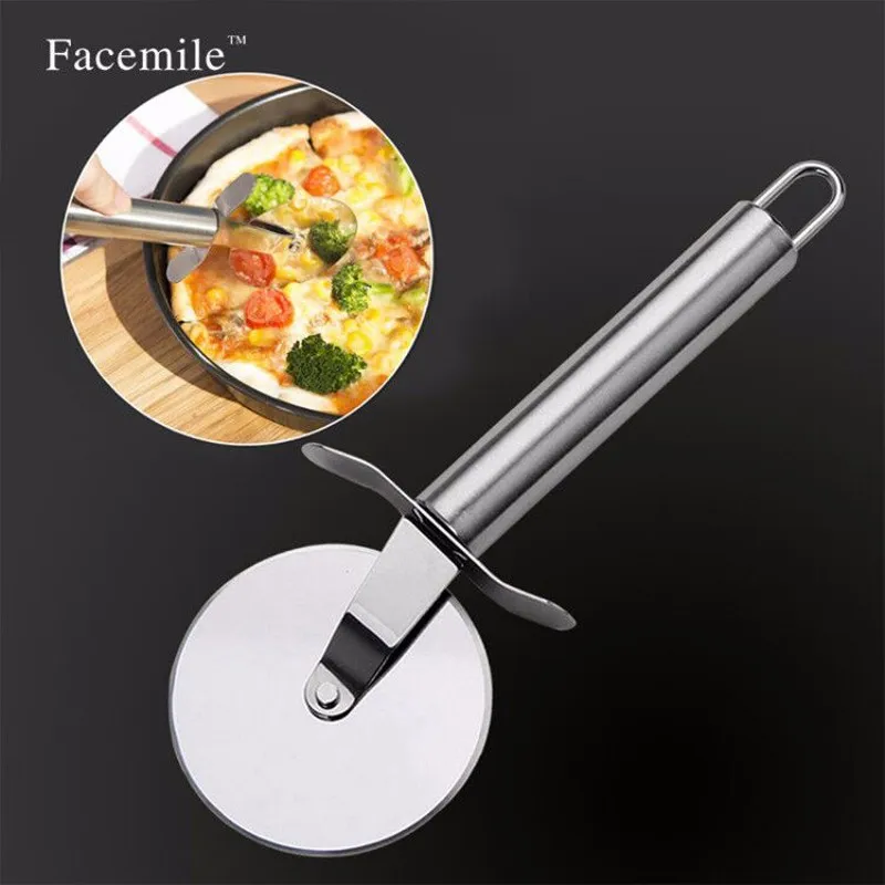 

1PC Pizza Knife Wheels Pizza Tools Stainless Steel Wheels Pizza Cutter Diameter Knife for Cut Pizza Tools Kitchen Accessorie