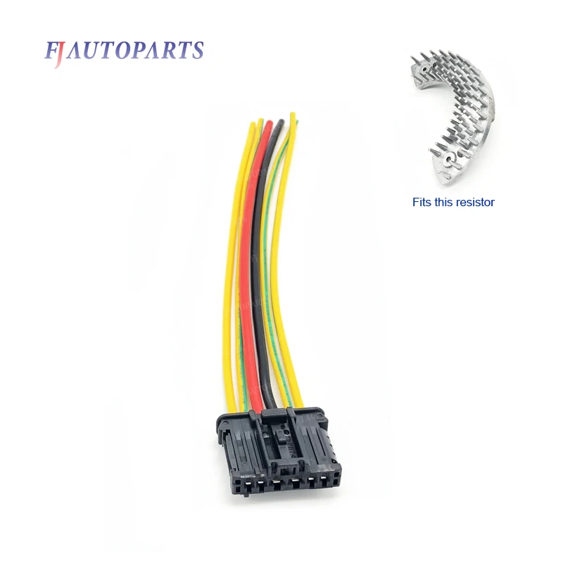 Wiring Harness Cable Connector for Air Conditioning Fan Blower Heater Resistor for Peugeot 206 207 307 Citroen Xsara Picasso