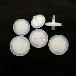 일회용 공기 필터, 직경 PTFE 25mm 멤브레인, 수증기 분리 및 여과 필터, 0.2/0.45um, 10 개