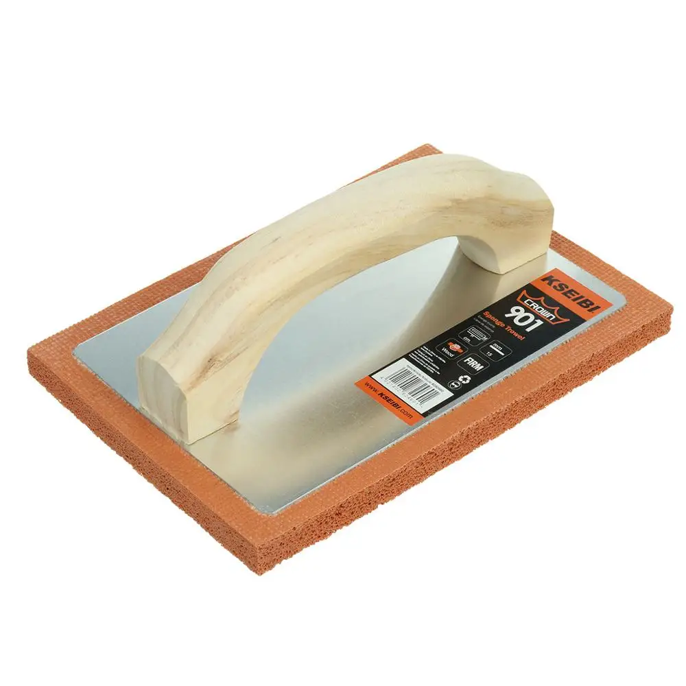 210*140*15mm PRO Plastering Sponge Float Trowel Plasterers Foam Grey Rubber