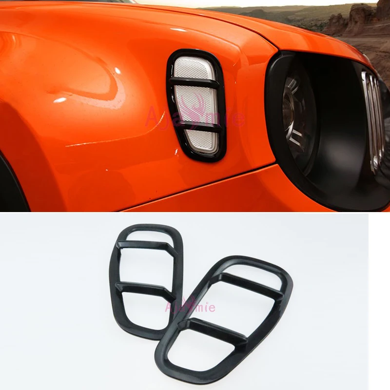 

For Jeep Renegade 2016 2017 2018 Side Lamp Cover Light Trims Bumper Chrome Car Styling Accessories