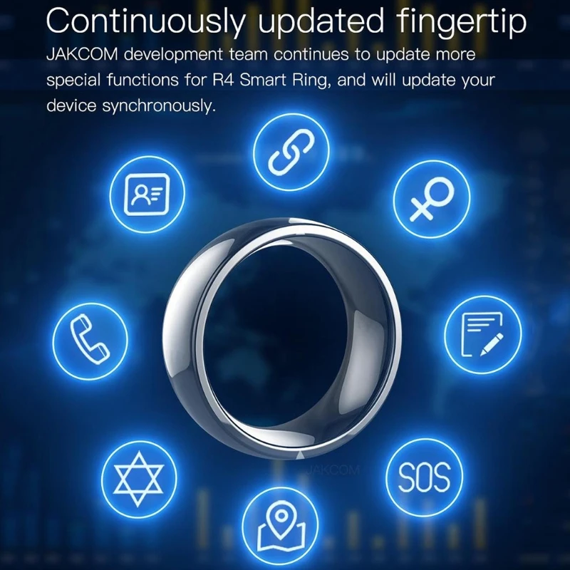 R4 Smart Ring Wasserdichte Staubdicht Fallproof Smart Ring für Windows NFC Handy Multifunktions Magie Finger Ring