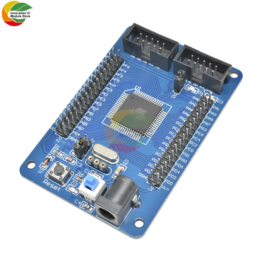 Ziqqucu ATmega 128 Development Board AVR Minimum Core System Development Board Module ATMega128 ISP for Arduino