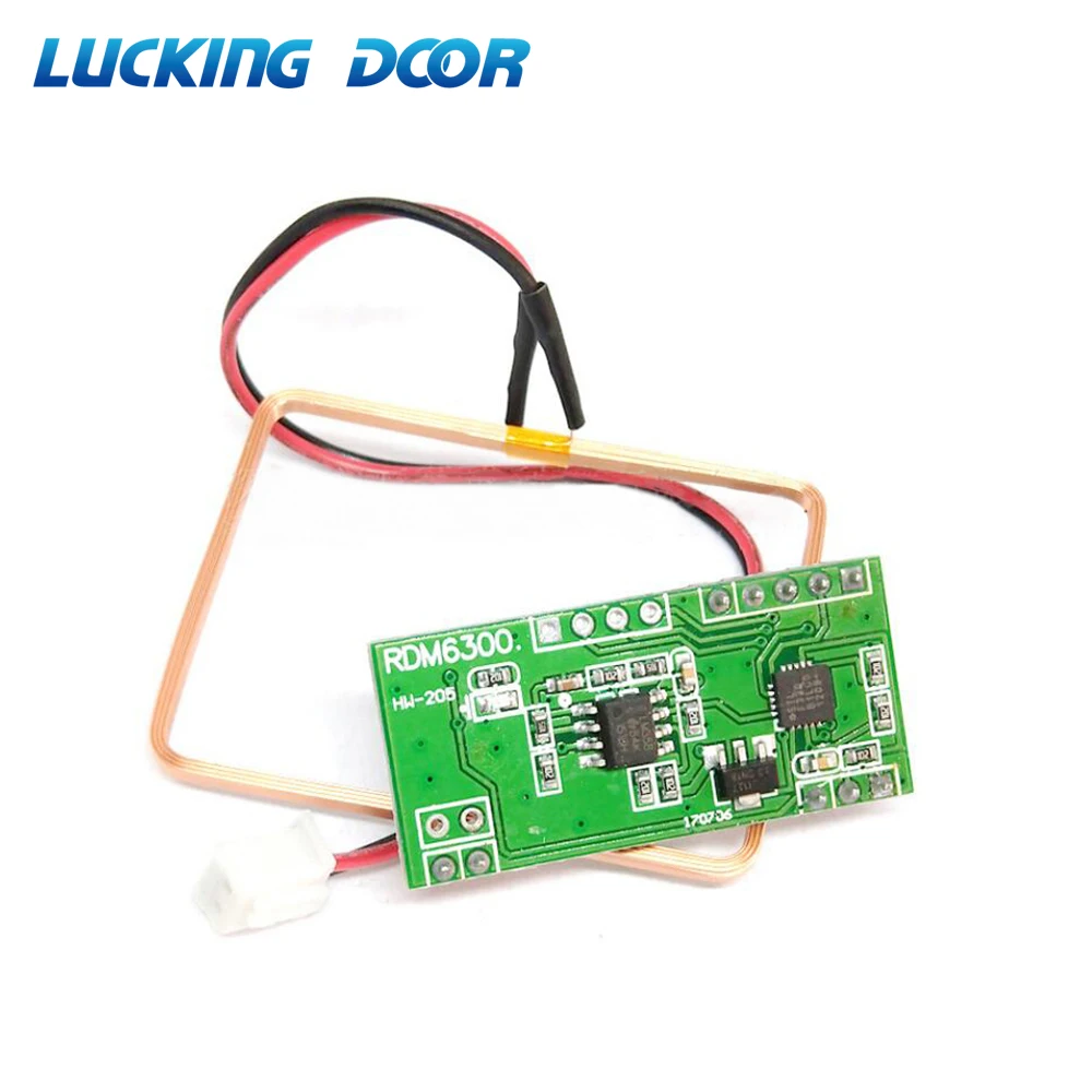 

125 кГц EM4100 RFID-карта, модуль считывания идентификаторов RDM6300 (RDM630) для комплекта системы контроля доступа к двери Arduino для материнской платы Arduino