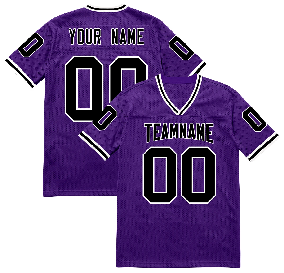 Wholesale Custom American Football Jersey Embroidery Team Name Number Sewing Football Shirt Stitched Rugby Jersey for Men/Youth