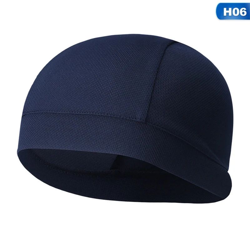 Cooling Skull Cap Breathable เหงื่อ Wicking หมวกหมวกไม่มีกลิ่นและเหงื่อ-ดูดซับเหงื่อ-ดูดซับไม่มีการเปลี่ยนสี