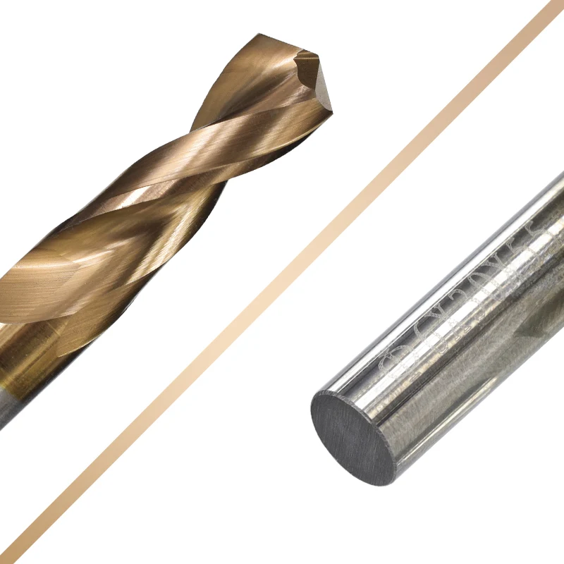 Punta da trapano in carburo di tungsteno s 1.0-12mm Set di punte elicoidali rivestite TiCN per tornio a controllo numerico Set di punte da trapano per lavorazione dei metalli