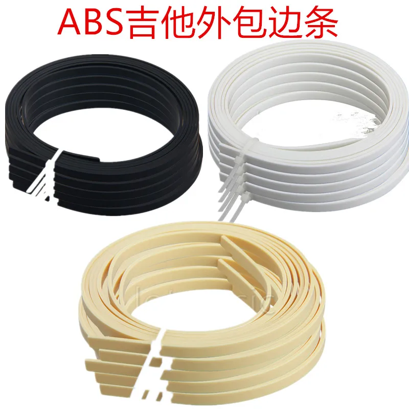 10pcs ABS Acoustic Guitar Binding Purfling Strip Body Edge Inlay Parts