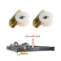 2pcs/lote rueda de plóter rueda de conducción de correa polea Plotter láser MachineParts síncrono rueda para CO2 3020, 3040, 4040, 6040