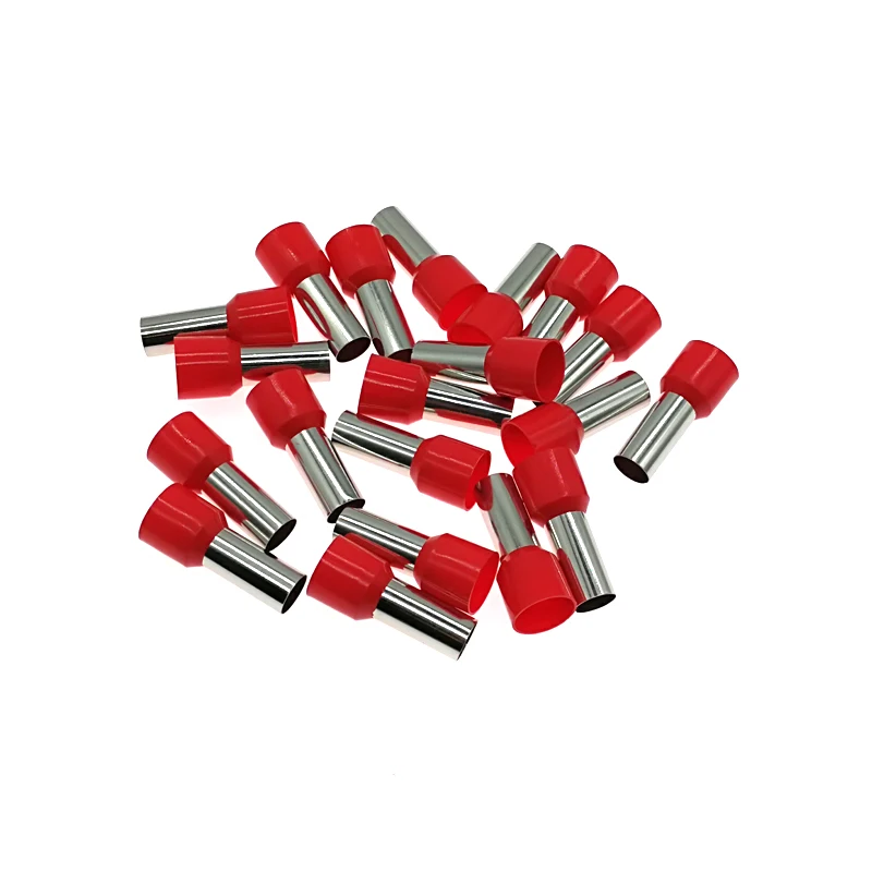 10/50pcs Tube Insutated Crimp Terminal Electrical Wire Connector Ferrule E25-16 Crimping Terminals Connector Cable VE 4AWG 25mm2