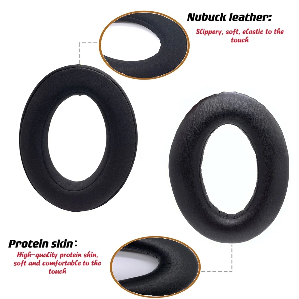 KQTFT Replacement EarPads Headband for Sennheiser PXC450 PXC350 PC350 HD380 PRO HME95 G4ME Zero Game one Bumper Earmuff Cover