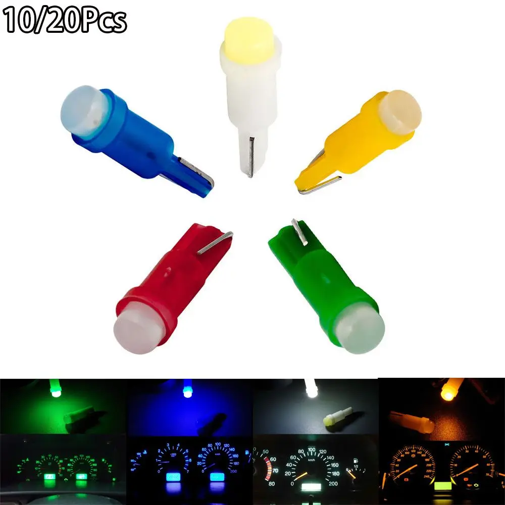 10/20pcs Speed meter 1 LED Multi-color Auto Dashboard Light Car Interior Bulbs Gauge Instrument