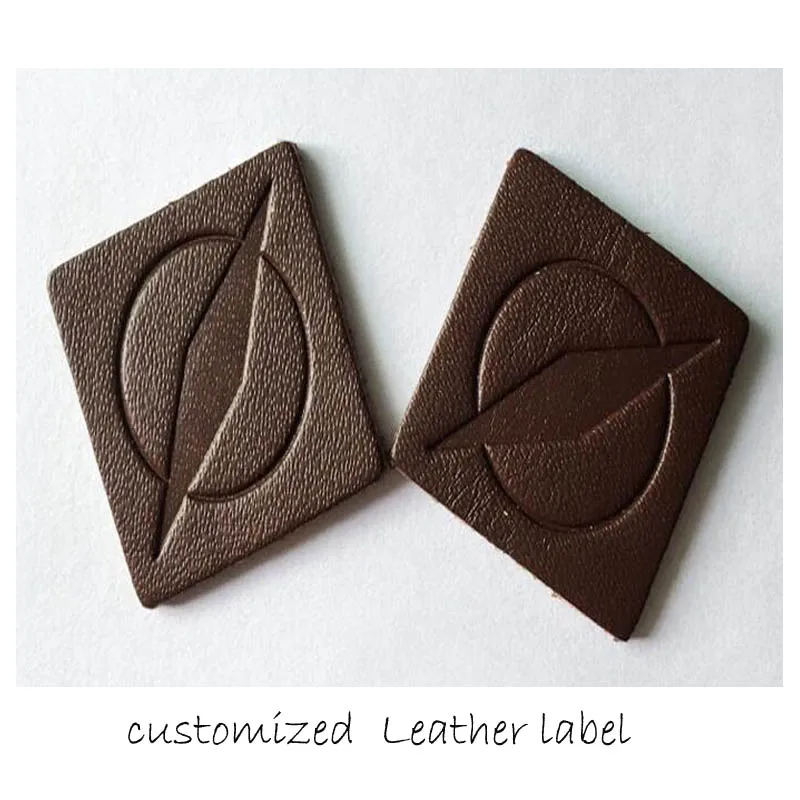 Clothes  Leather Pu Label Or Patch Embossed Technic DIY Garment Accessories Leather Label