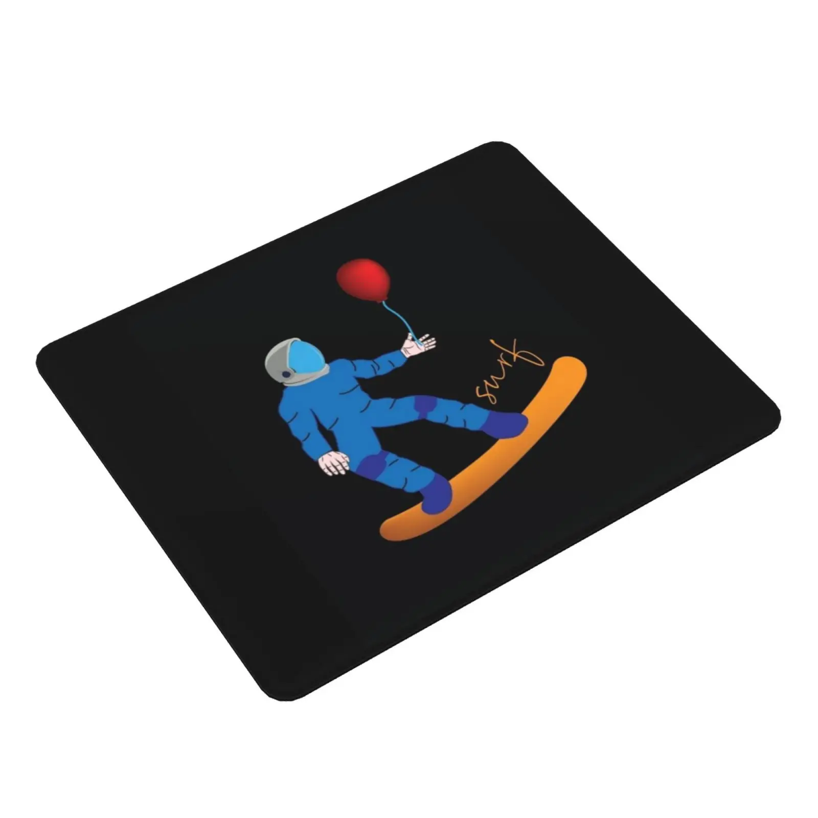 Blue Astronaut Dream Desing Mouse Pad DIY Print Dreams Astronaut Balloon Red Balloon Surf