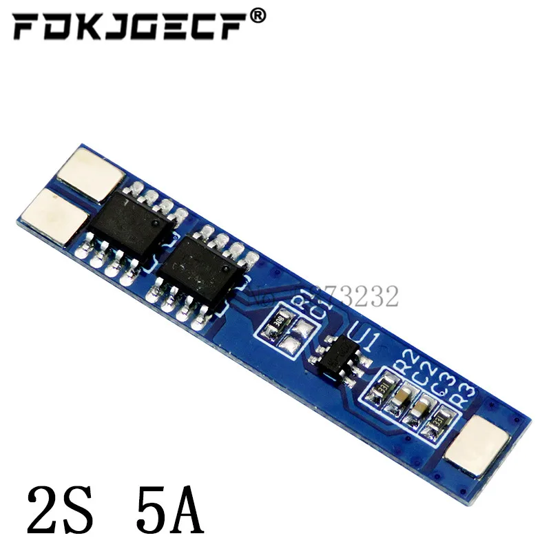 2S 5A / 8A 7.4V/8.4V 18650 Lithium Battery Charger Board Li-ion Battery Charging BMS Over Charge-Discharge Protection Module