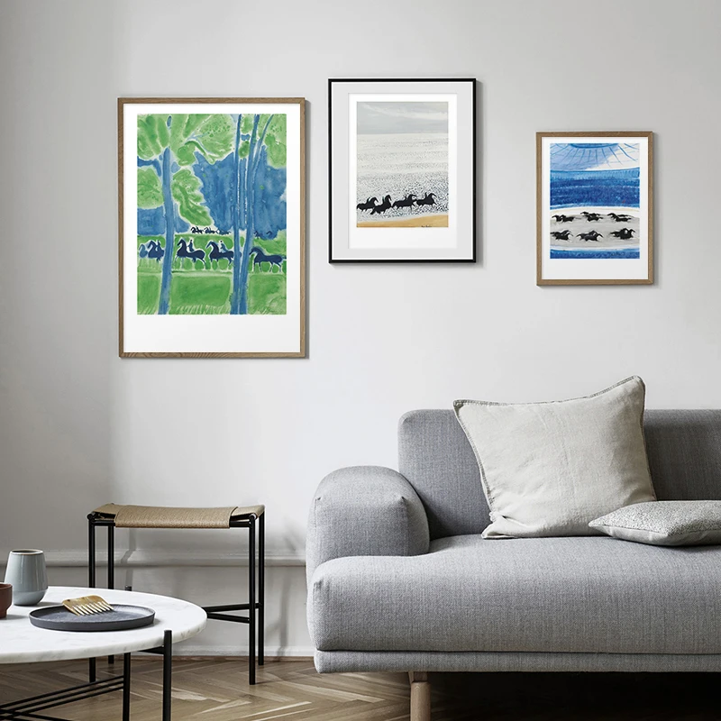 

Classic Andre Brasilier Abstract Oil Painting Horse Poster Canvas Print Wall Art Picture for Living Room Gallery Home Decoration