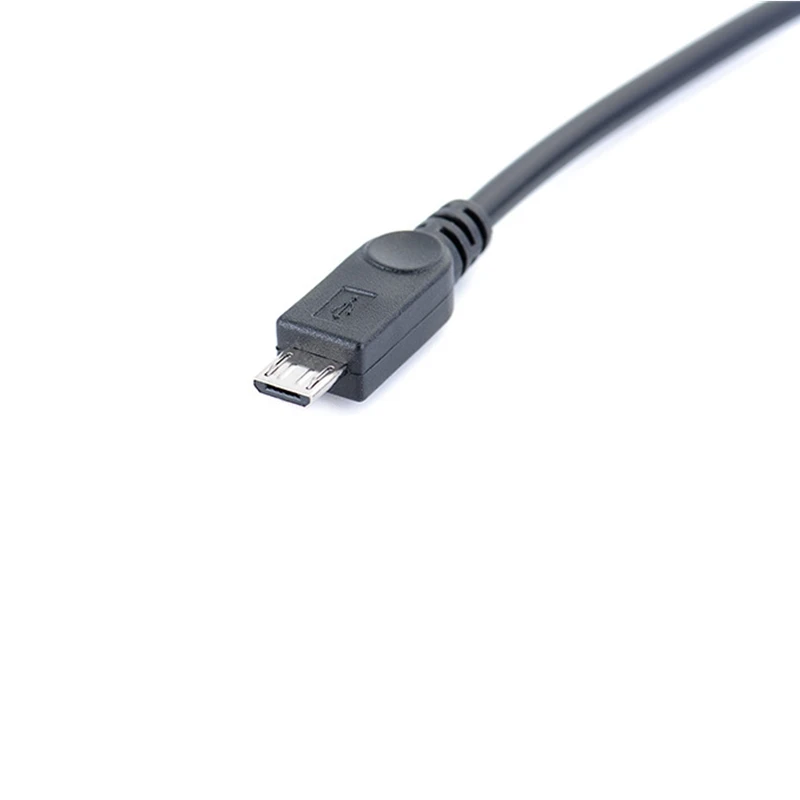 USB 3.1 typu C żeńska do micro USB 2.0 micro męski synchronizacja danych kabel zasilający przewód 0.25m 25cm