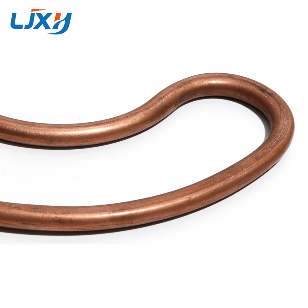 LJXH Double Circle Heating Tube Electric Wok Accessories Circular Rod Copper/Iron Plated Copper Coil Pipe Electrothermal Heater