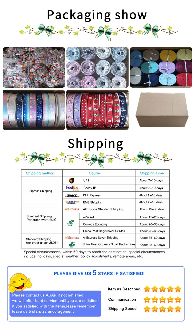18091904, 1" 25mm, 1-1/2" 38mm, 10 Yards Tiermotive bedruckte Ripsbänder DIY Haarschleifen handgemachte Materialien – Detail 4