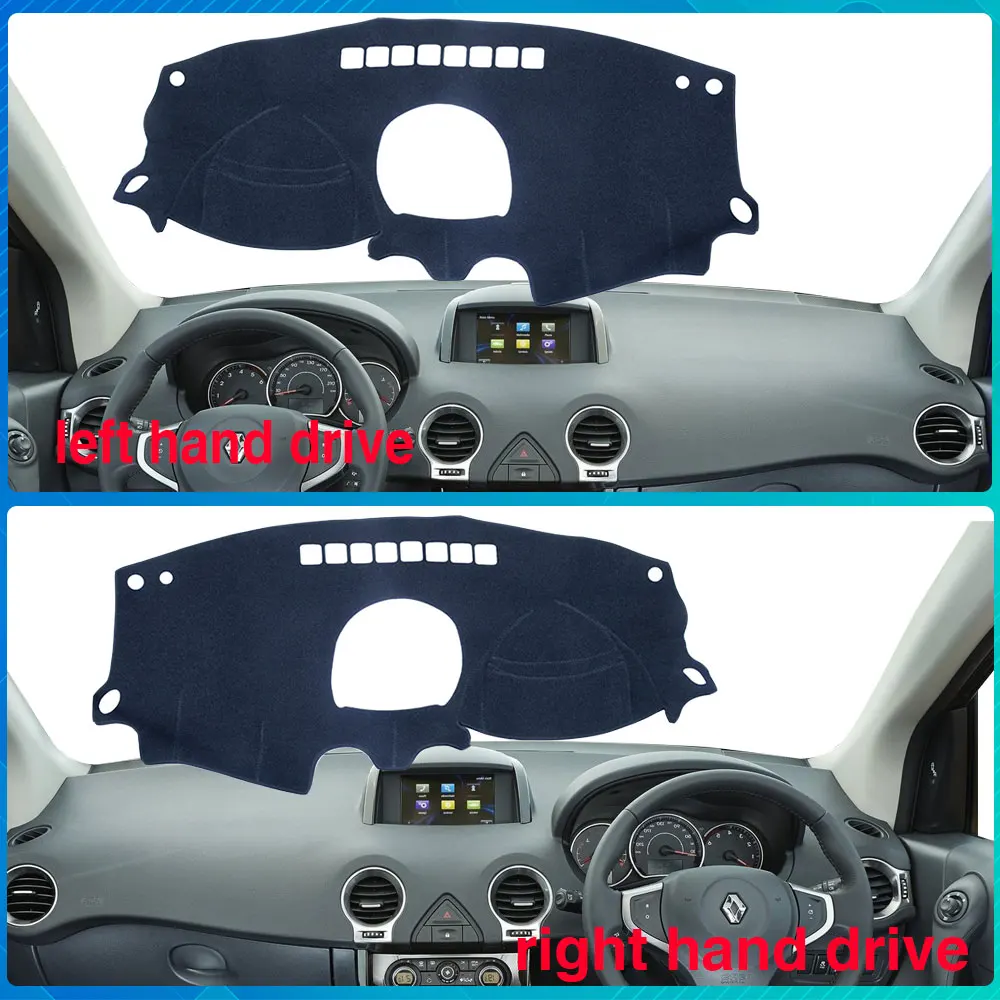Dashboard Dash Cover Mat Pad Sun Shade Carpet for Renault Koleos Samsung QM5 2008-2016 2009 2010 2014 2015 Car Accessories Goods