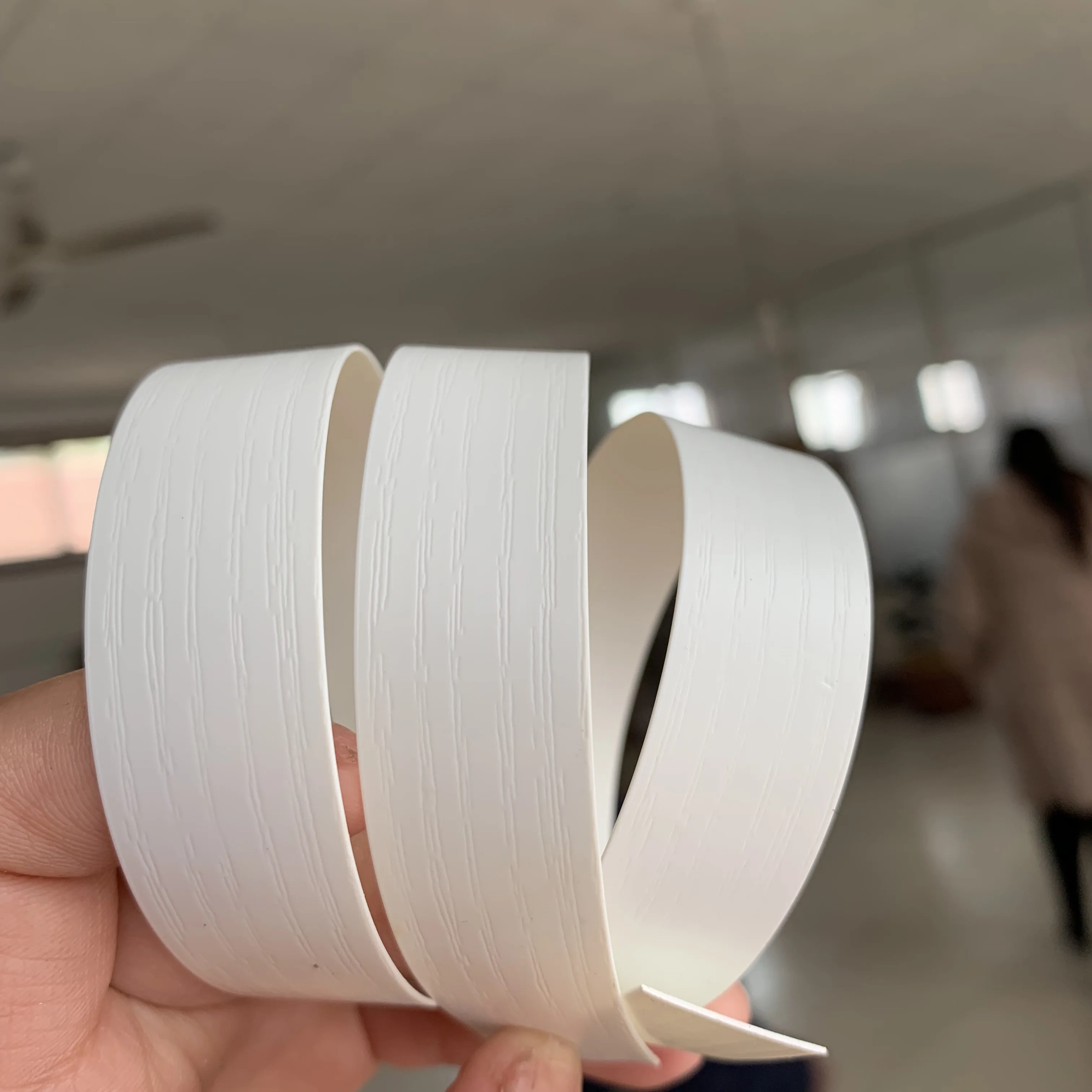 Bandas de borde de carpintería de PVC, 200M, muebles, chapa de madera, borde decorativo