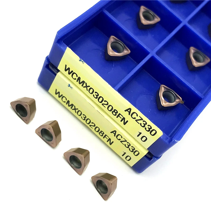 Broca de carburo para taladro en U, insertos de torno CNC para WC tipo U, WCMX030208 WCMX040208 WCMX050308 WCMX06T308 WCMX080412