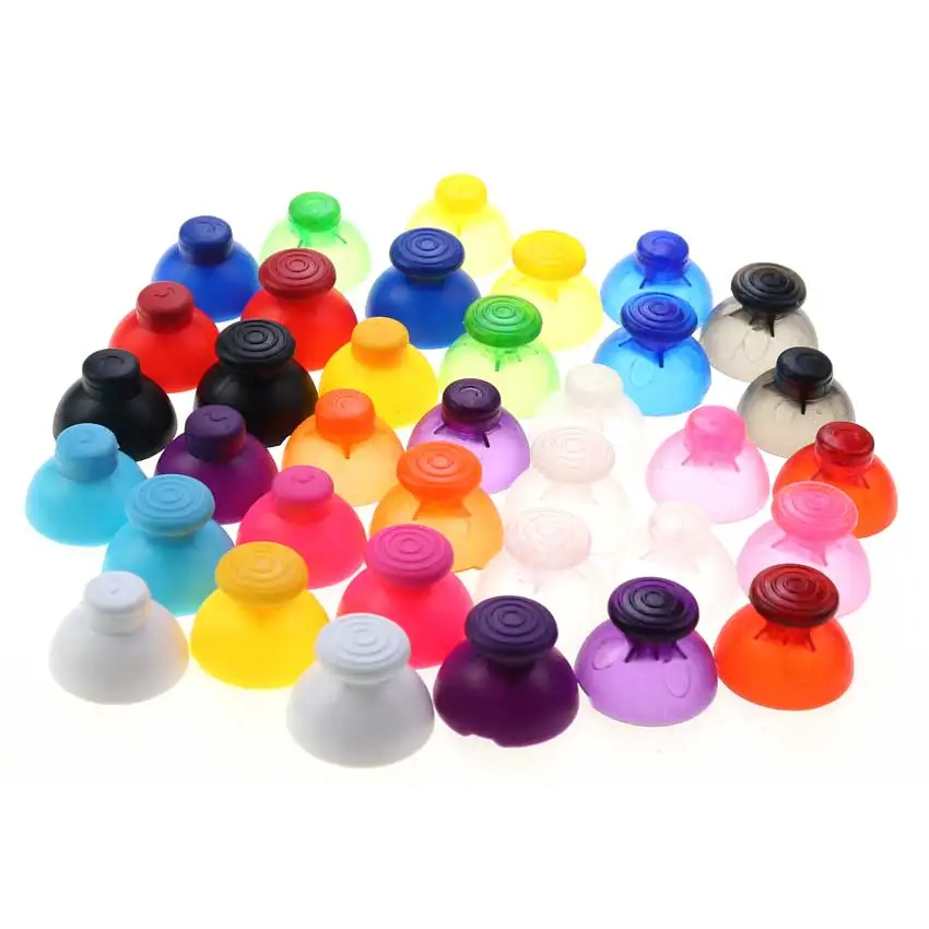 YuXi 2pcs For Gamecube Thumbstick Cap Replacement For Nintend NGC Controller Thumb Grip Joystick Cap