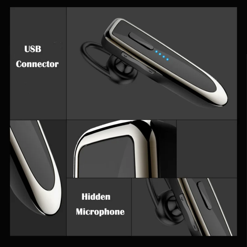 

Wireless Noise-Canceling Business earbuds bluetooth Earphone headset headphones with microphone for a handsfree Mobile phone