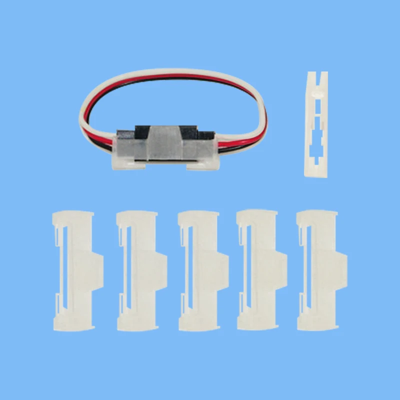 10 Pcs ESC Servo Y Wire Extension Wire Fixed Clip Anti-Loosening Chuck Black Yellow Blue White Transparent Color