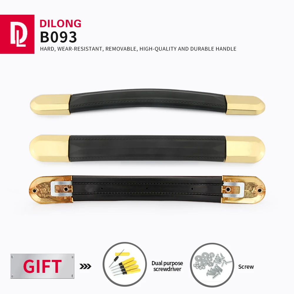 

DILONG B093 Wholesale parts handle suitcase luggage replacement accessories cosmetic bags plastic soft handles