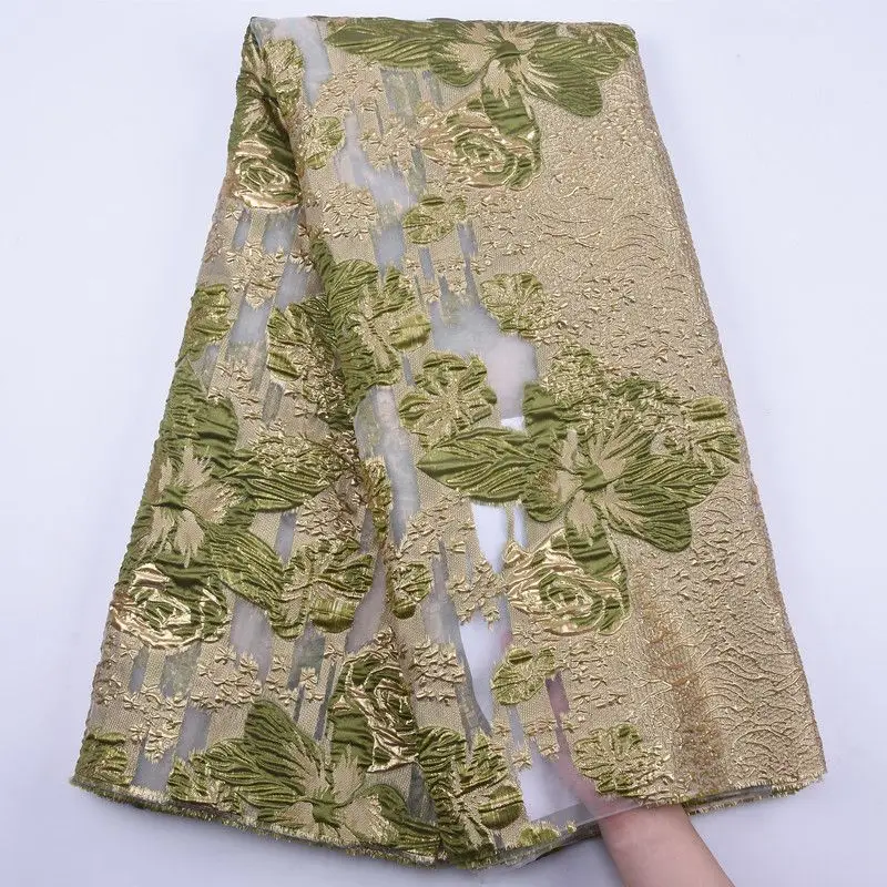 

African Lace Fabric 2020 High Quality French Tulle Lace Fabric Nigerian Mesh Lace Fabric Jacquard for Dinner Dress party