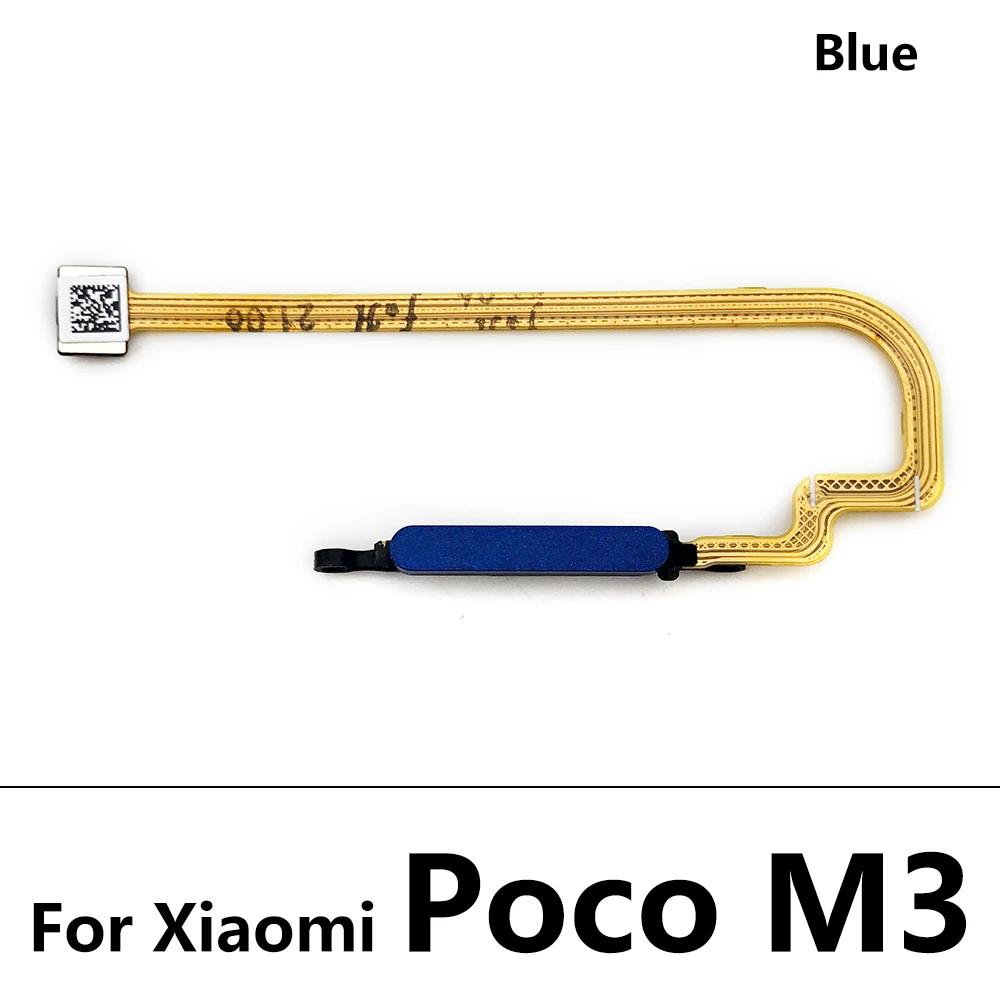 Xiaomi poco X3,fc/m3,ホームボタン,メニュー,戻りキー,認識センサー,フレックスケーブル用の指紋スキャナー