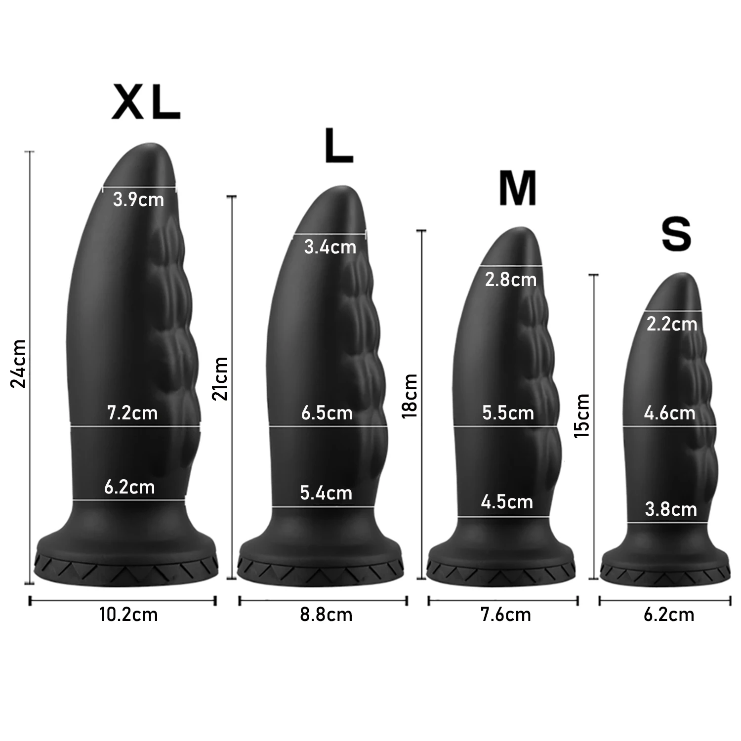 Liquid Silicone Oversized Anal Plug Dildo Sex Product Big Butt Plug Soft Penis Anal Dilator Sex Toys Anal Masturbator Stimulator