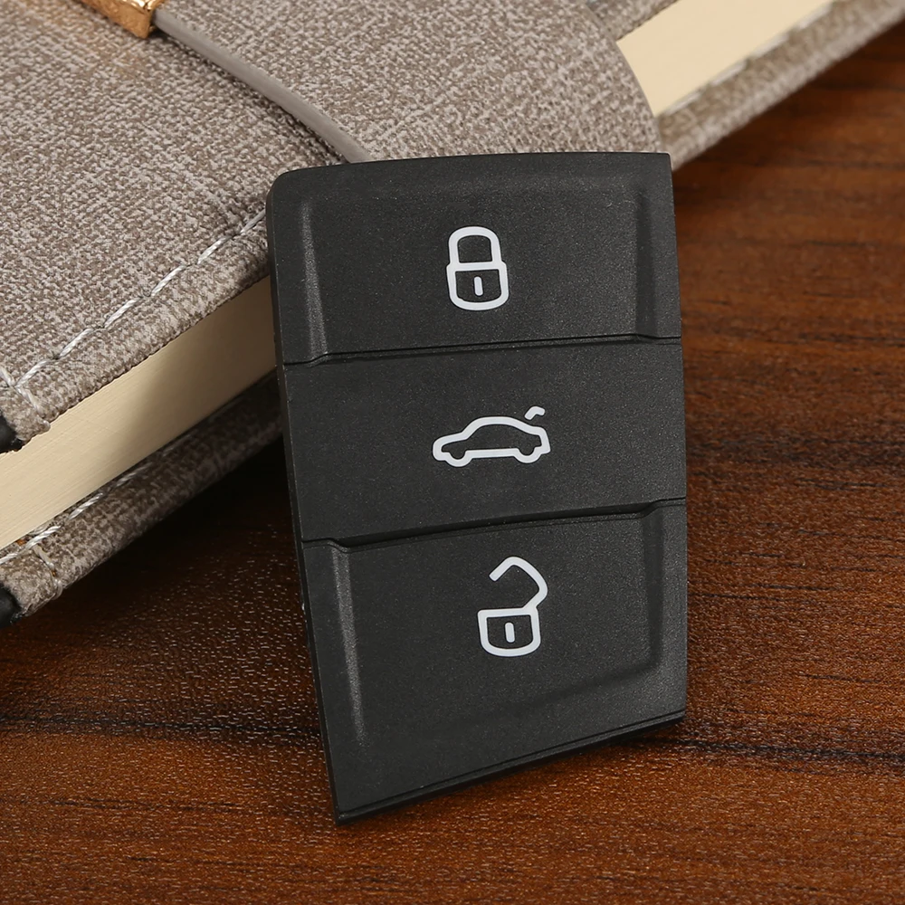 3 Buttons Remote auto Rubber Car Key Pad  For VW Golf 7 4 5 Mk7 For Skoda Octavia A7 Polo For Seat Leon Altea Ibiza Part