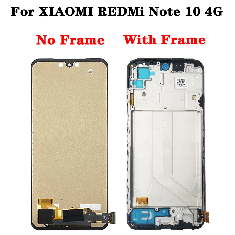 Test For Xiaomi Redmi Note10 Pro LCD m2101K6G Display With Touch Screen For Redmi Note 10 10s LCD M2101K7AI M2101K7AG