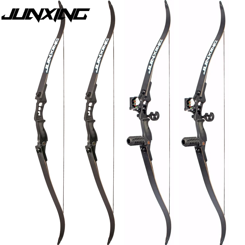 

1 Set 54 inches Archery 30-50lbs F177 Recurve Bow Takedown American Hunting Bow Set For Shooting Entertainment Outdoor Sports