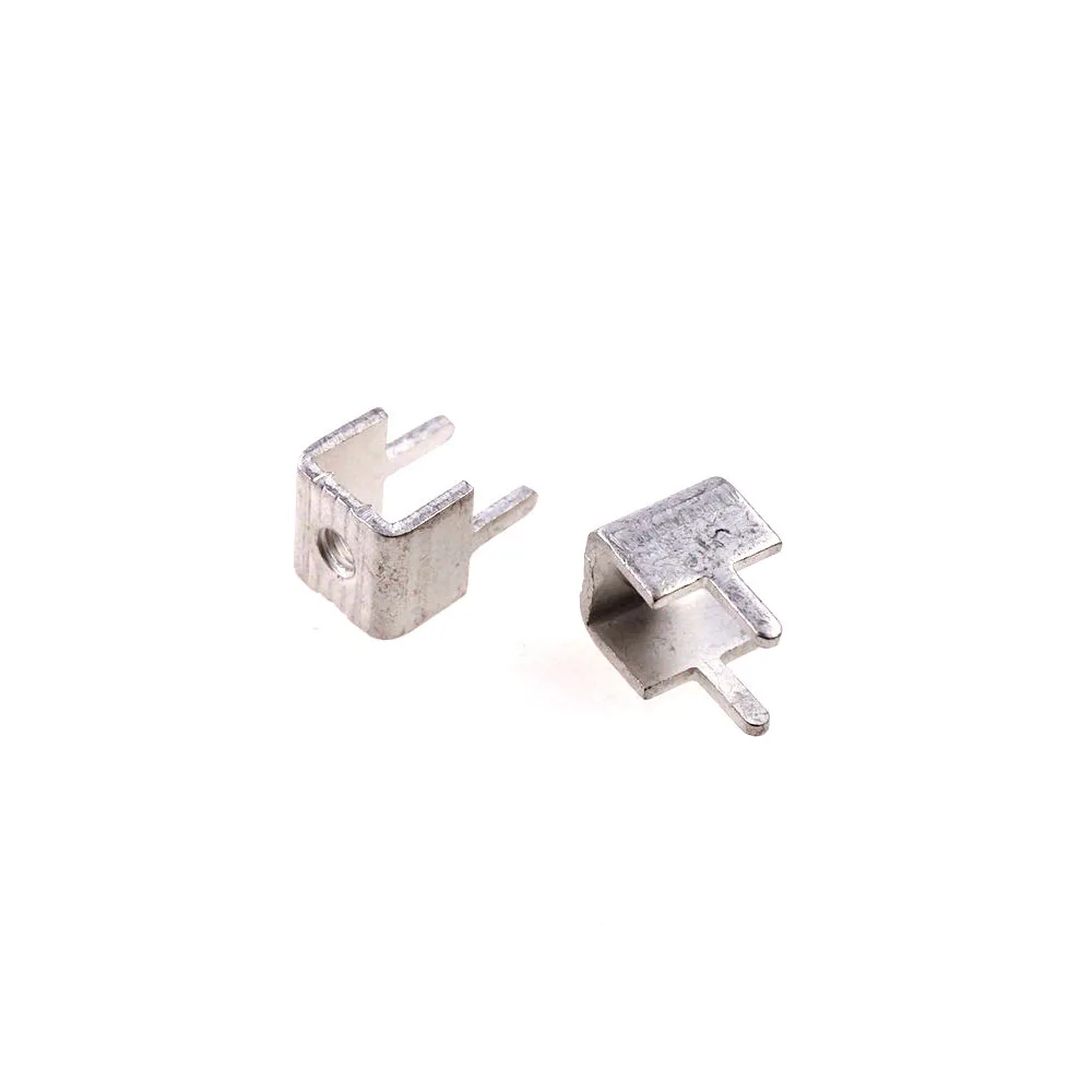20 Pcs Metric PC Screw Terminals Welding M4 M3 2 Pins Through Hole Pitch 7.0 mm Straight Board High Current 20A Brass Tin