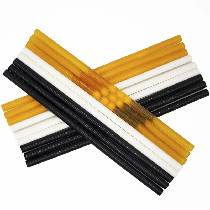 Polyamide Hot Melt Glue Stick 150 degree 11mm High Temperature Resistant Black White Yellow Glue Rod for Glue Gun Adhesive Glue