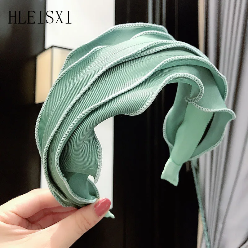 Fashion Women\'s Solid Color Hair Band Candy Wide Hairband Adult Girls New Style Cute Hair Hoop Women Hair Accessories Haiband