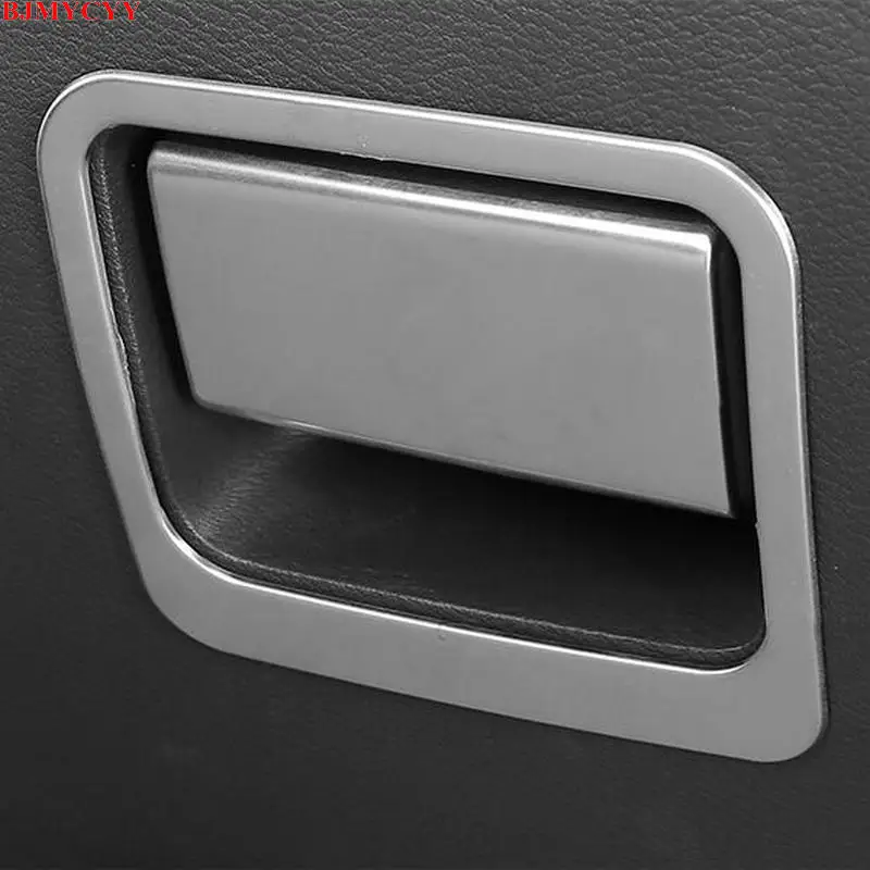 BJMYCYY Automobile glove box handle stainless steel decorative frame For Nissan Teana Altima 2019 2020